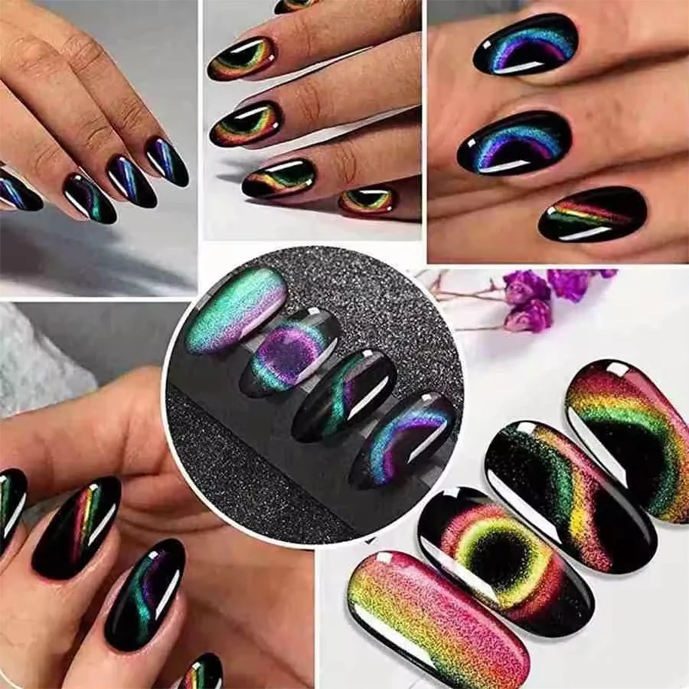 10/50-teiliges magnetisches Nagelwerkzeug-Set für Nagelknipser aus Edelstahl und Cat-Eye-Nagelkunst, geeignet für den Heim- und Nagelstudio-Einsatz – Detail 11