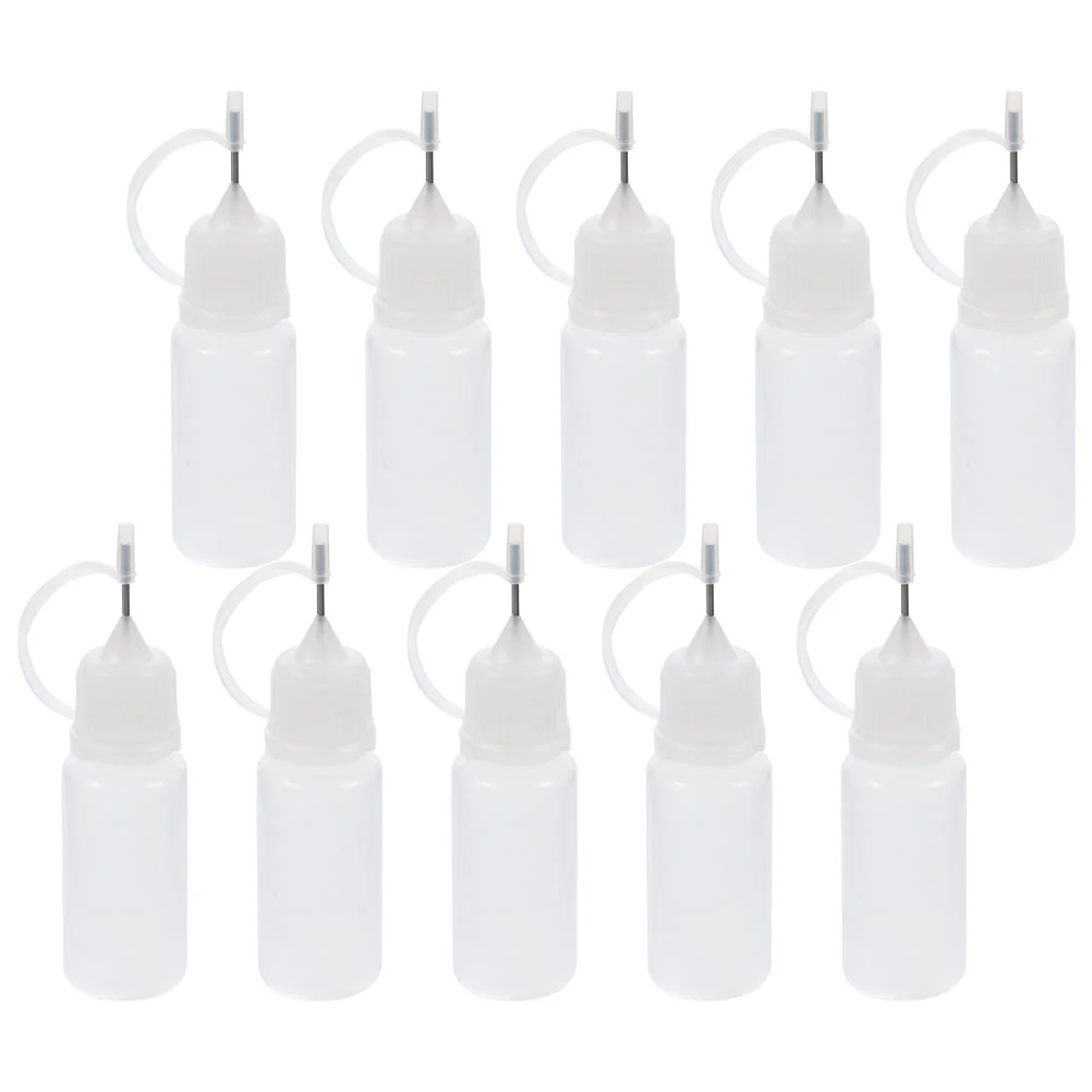 

30pcs Needle Tip Glue Bottles Empty Glue Bottles Needle Tip Squeeze Bottles Glue Squeeze Bottles(10ml)