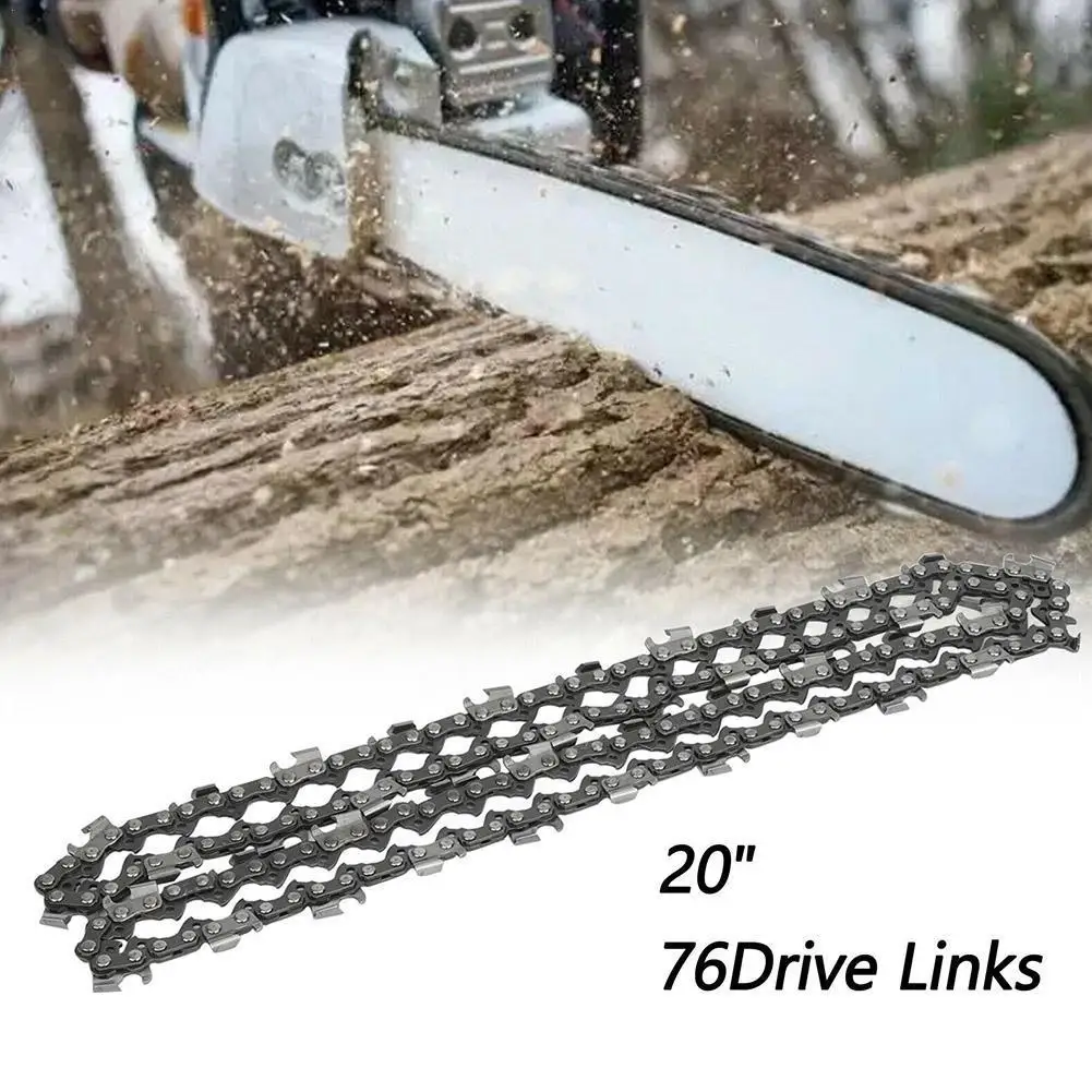 20 Inch Chainsaw Chain 325 Pitch 0.058 Specification 76DL Drive Link Spare Parts Replacement Electric Chainsaw Accessories