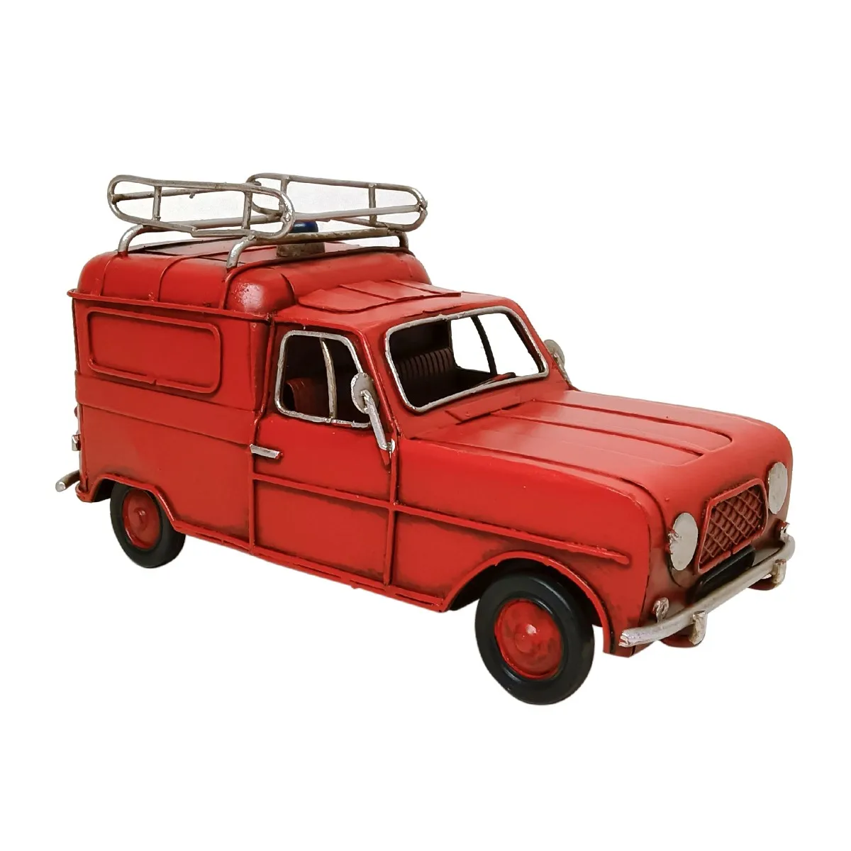 Signes Grimalt By Sigris-Red Tin And Resin Renault Express Figure |