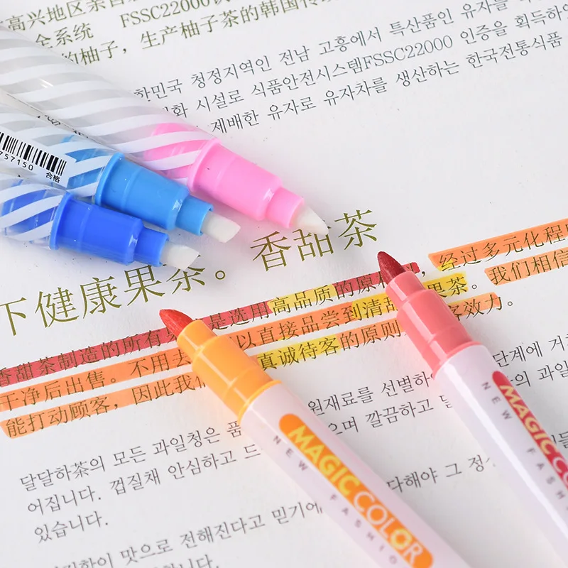 12pcs Candy Colored Highlighter Pens, Diy Student Doodling & Coloring Journal  Pens