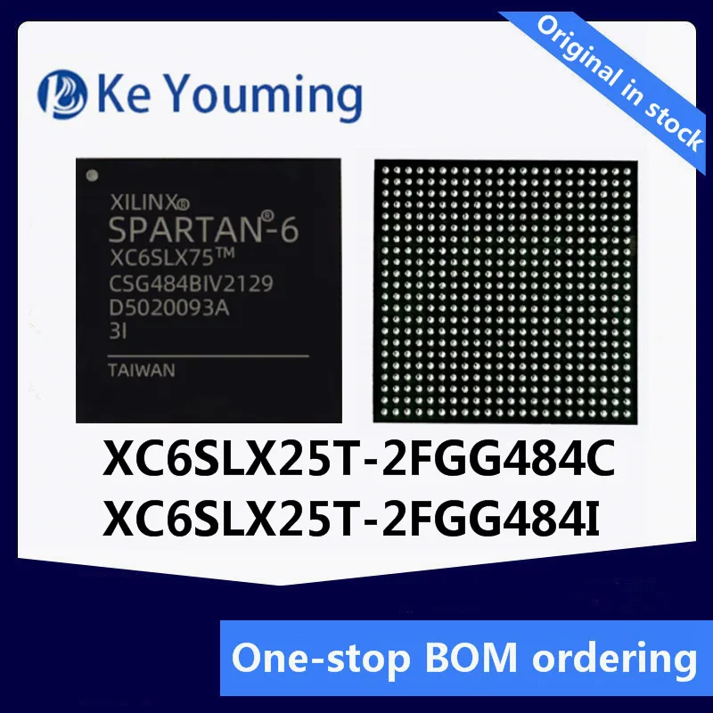 

integrated circuit IC XC6SLX25T-2FGG484C XC6SLX25T-2FGG484I Package: BGA Programmable Logic Device (CPLD/FPGA) IC