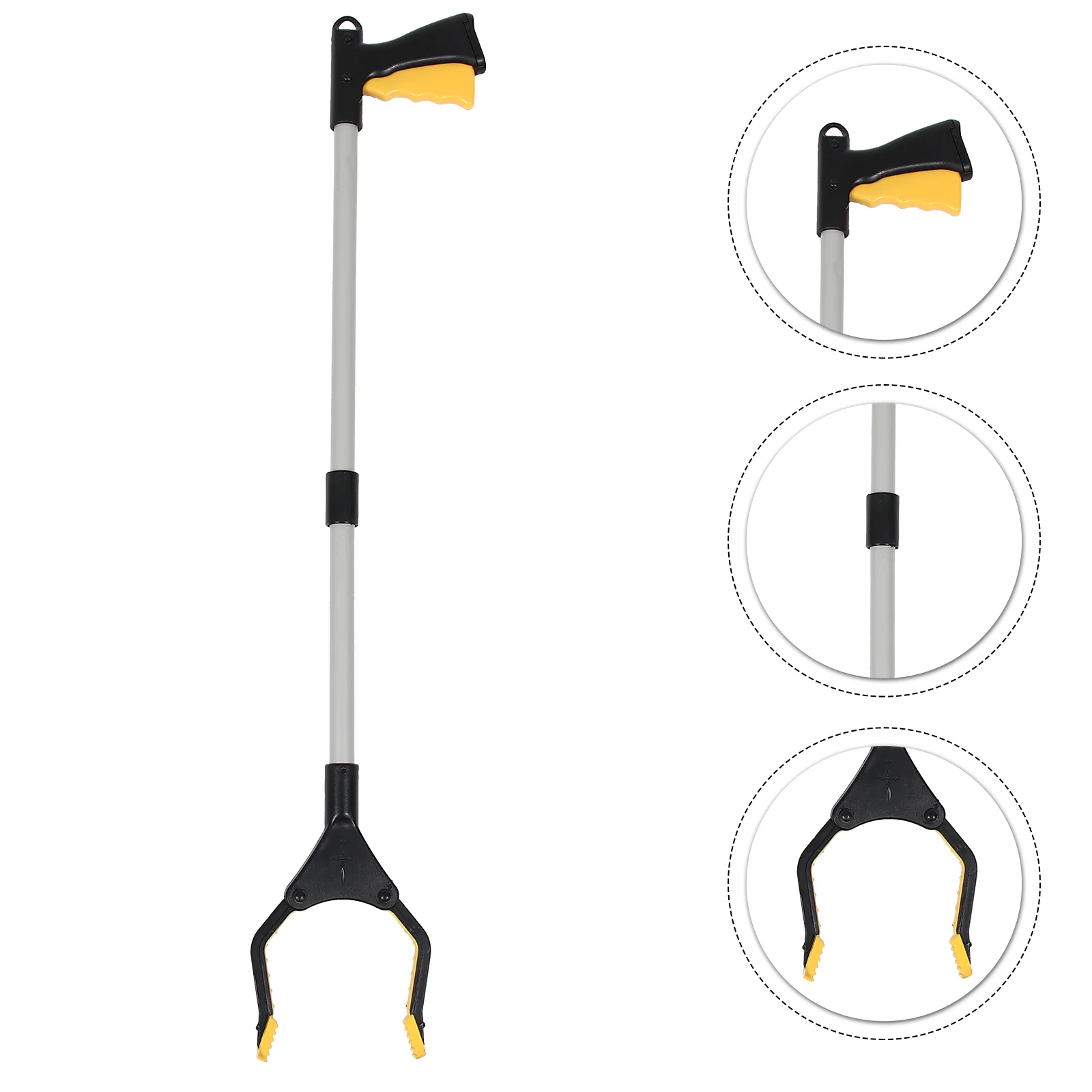 Disability Products Garbage Can Long Handle Trash Elder Tools Grabber Stick for Elderly Aluminum Alloy Abs Reacher Clamps