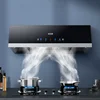 Range hood Household kitchen Large suction Chinese European oil suction machine Automatic cleaning Rental room hood 1