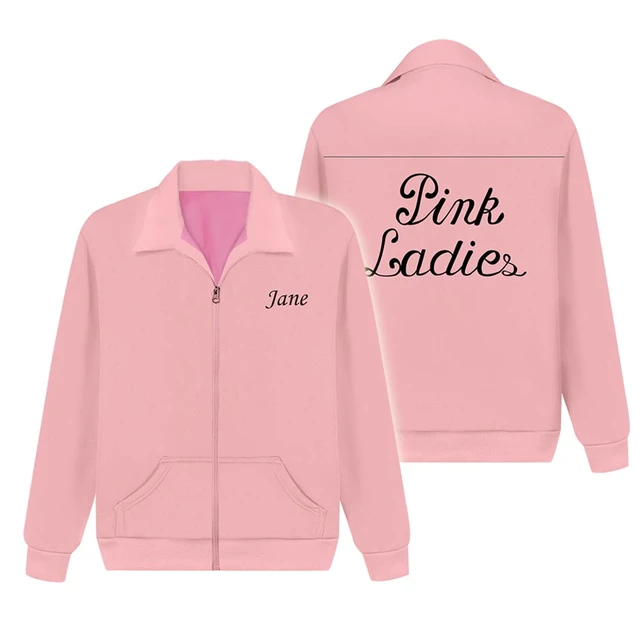 Grease Cosplay Rise Of The Pink Ladies Olivia/cynthia/nacy/jane Cosplay  Hoodie Women Casual Sweatshirt Zip Up Jacket Coat - Cosplay Costumes -  AliExpress