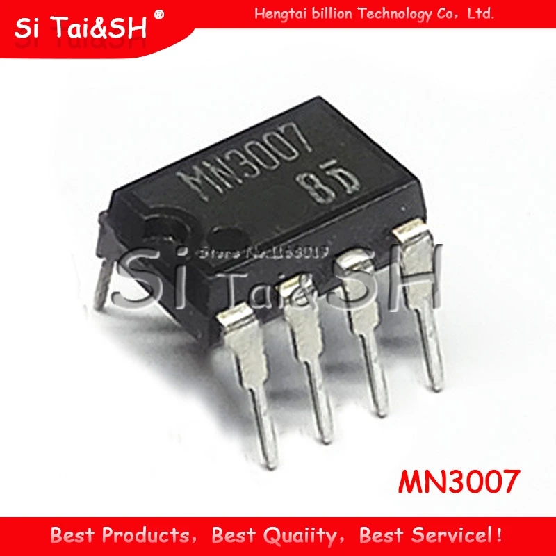 MN3007 DIP8 Integrated Circuit – 1pc Lot, BBD Delay Line IC For Audio & Effects