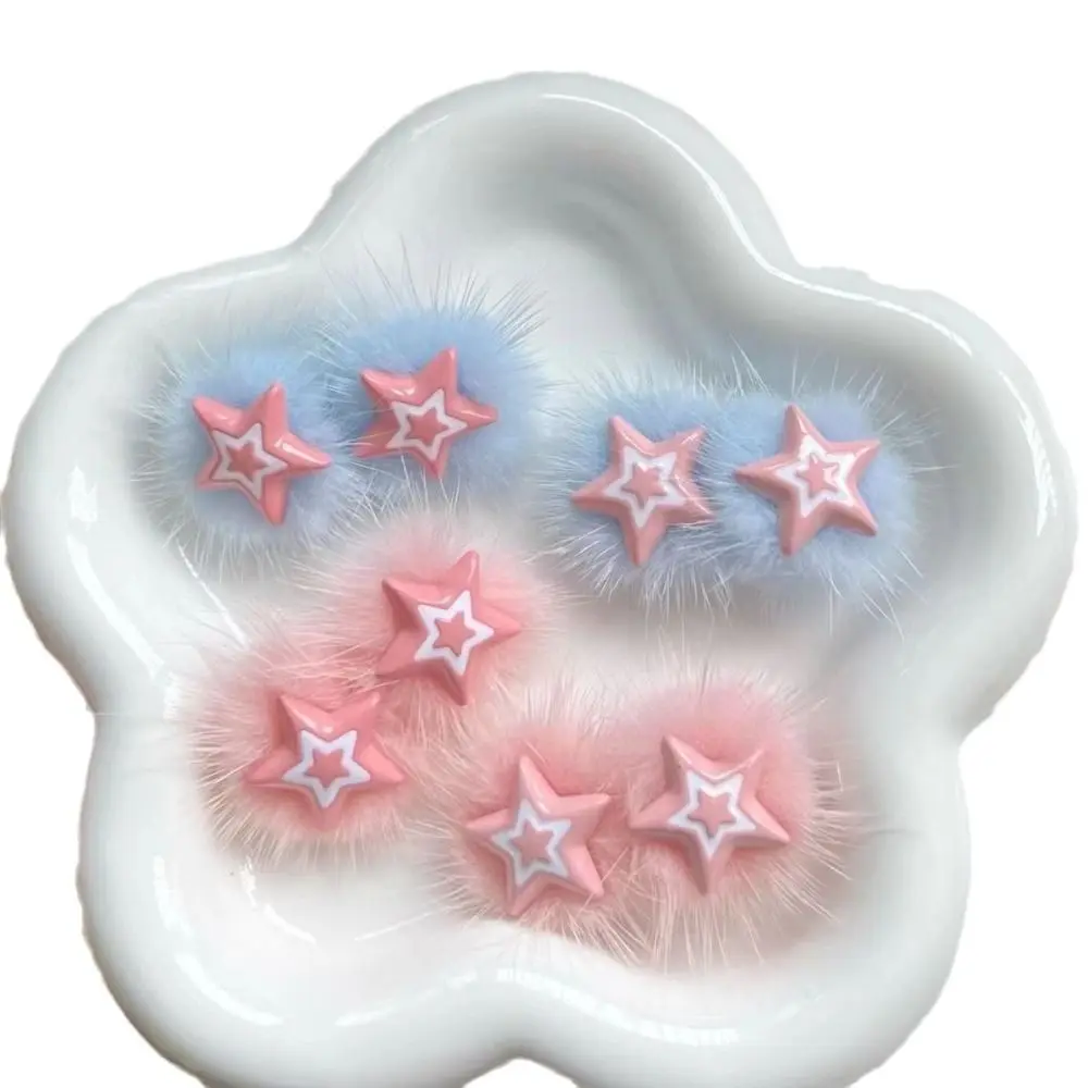 Cute Minimalist Style Star Hair Clip Hair Accessories Headdress BB Hairpins Ornament Sweet Fluffy Barrettes Ladies