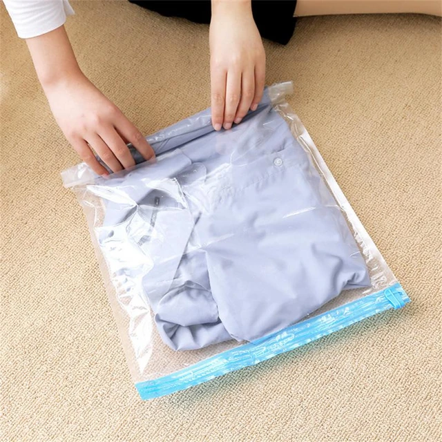 Travel Vacuum Seal Storage Bags Packing Clothes Multi-Purpose Folding Bag  Space Save Luggage Organizer For Traveling Compression