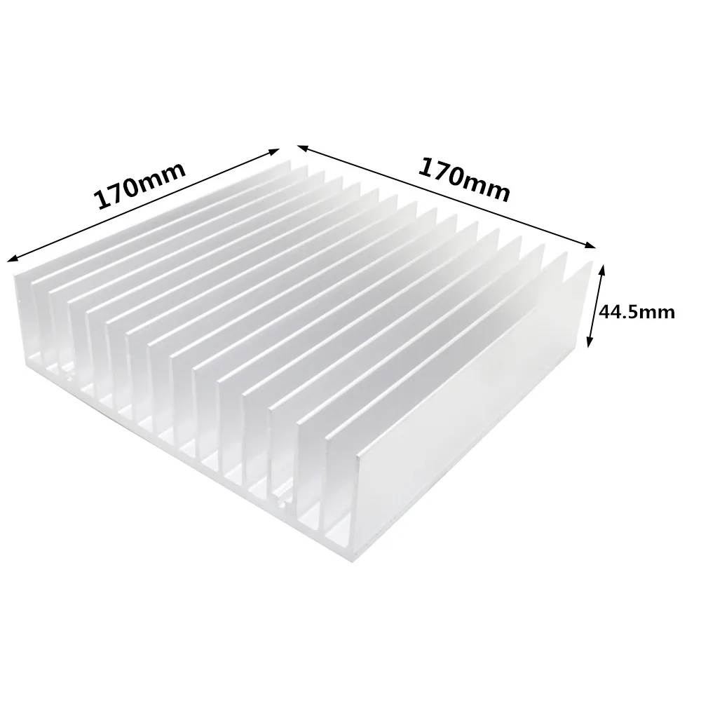 Großer Aluminium-Kühlkörper, Kühler, Kühlkörper, Kühler für LED, elektronischer Chip, LCD, Wasserkühlung, Wärmeableitung – Detail 4