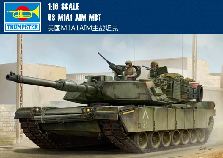 Trumpeter 1/16 00926 Us M1A1 Aim Mbt