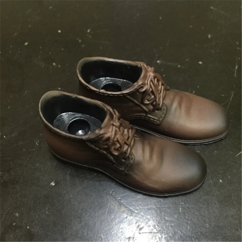 

Мужские фигурки в масштабе 1/6, изысканные деловые кожаные туфли для 12-дюймовых экшн-фигурок, коллекционная Мужская Игрушечная модель тела