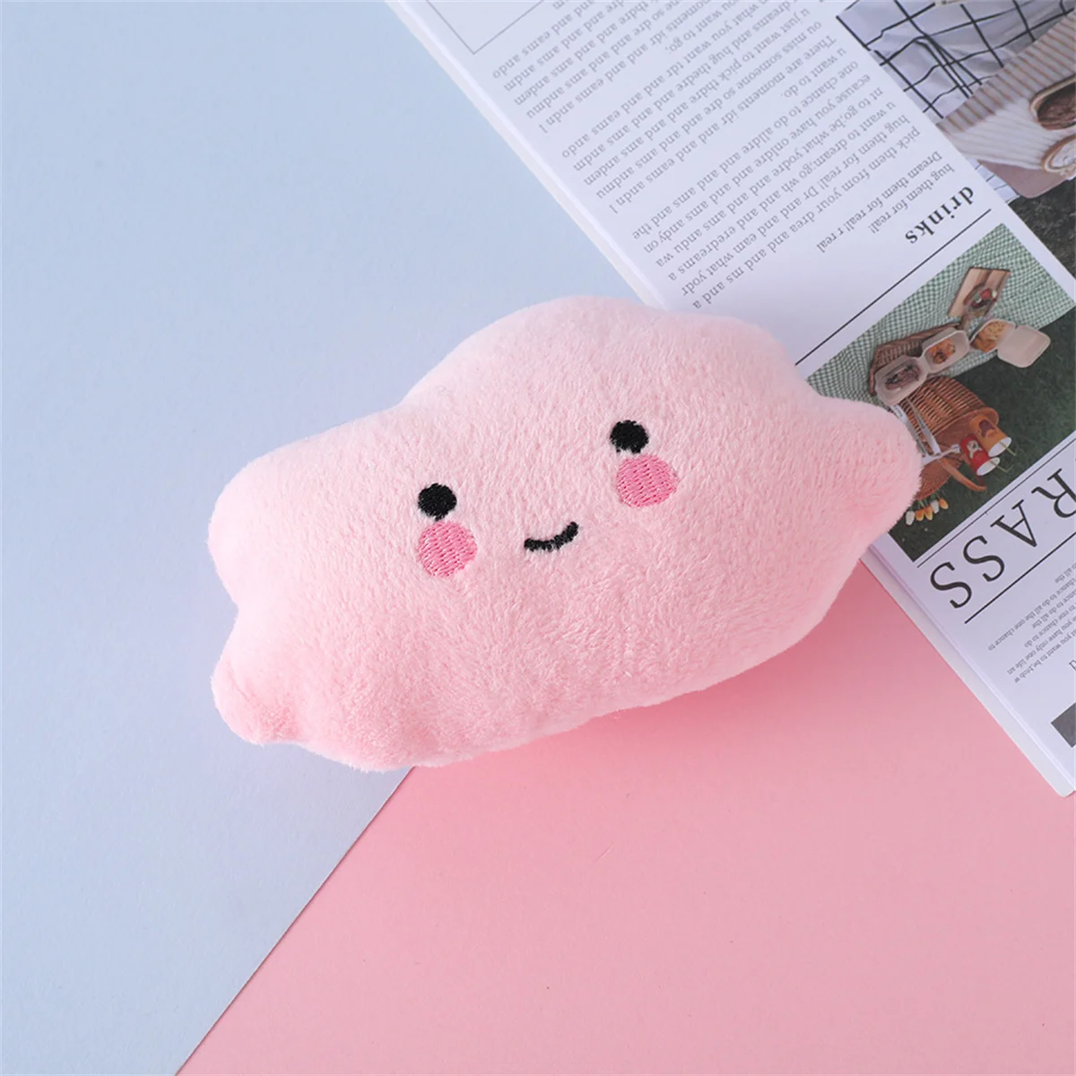 4PCS/PACK Pet Plush Toy Funny Pet Chew Toy Cartoon Cloud Shaped Pet Squeaky Toy Pet Sound Toy For Dogs Pet Supplies Dropshipping 5
