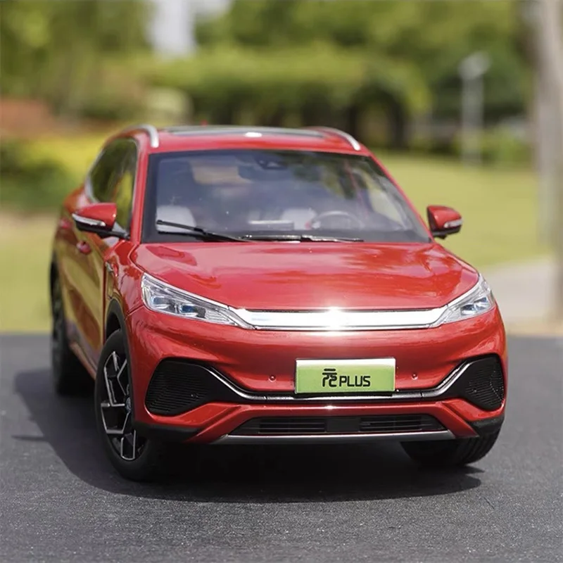 1:18 BYD EV ATTO3 Yuan PLUS new energy Diecast Metal Model Car Toys