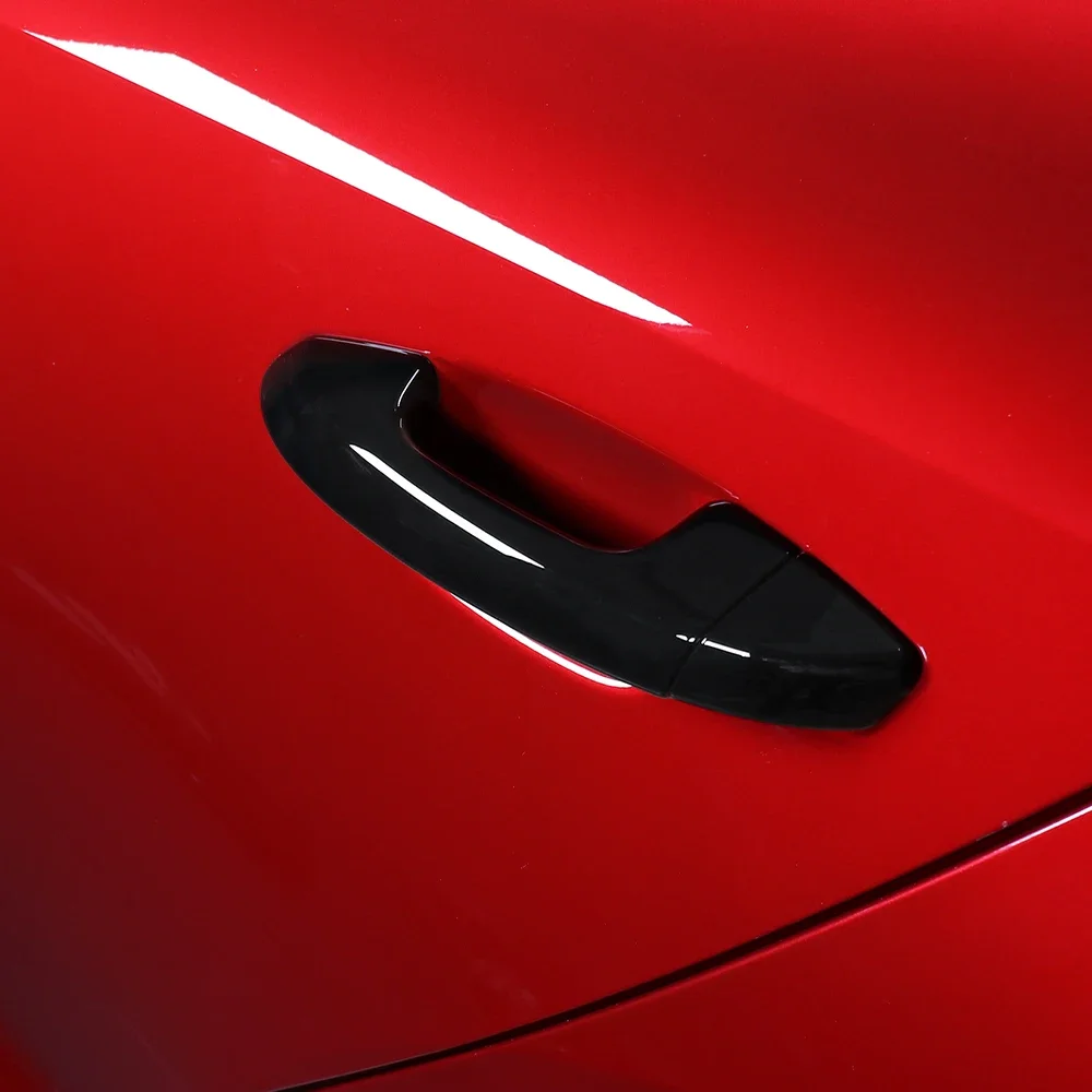 LHD/RHD Kohlefaser-Stil Außentürgriffe Abdeckungen für KIA Stinger 2018 2019 2020 2021 2022 2023 – Detail 10