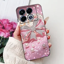 Stylish Painted Soft Silicone Phone Case Cover for Infinix Note 40X 5G (962)