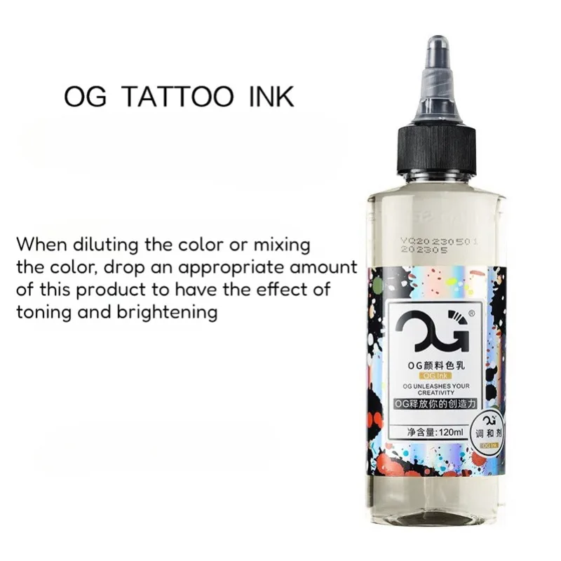 200ml8oZ Color Mixture Tattoo Ink Diluent Tattoo Pigment Professional Color Matching Accessory Tool Artist Recommendation