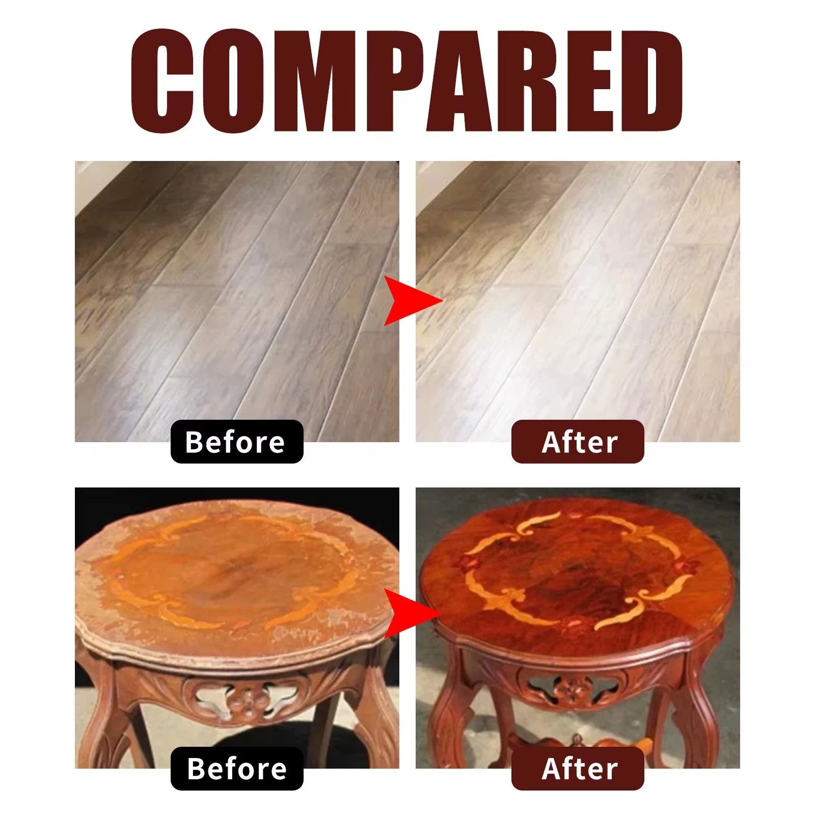 100g Wood Furniture Floor Polishing Agent Anti-Corrosion Wood Wax Oil Furniture Cleaner Non-Toxic Wooden Floor Maintenance