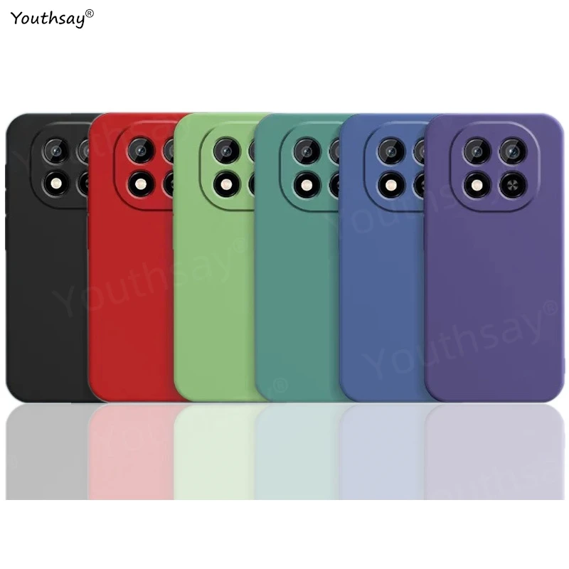 Original Liquid Silicone Soft Back Case with Camera Protector - Premium Phone Cover