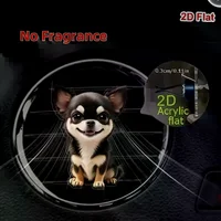 Acrylic Car Vent Clip Aromatherapy Air Freshener Holder 2D Decorative Clip For Car AC Vents - Image 3