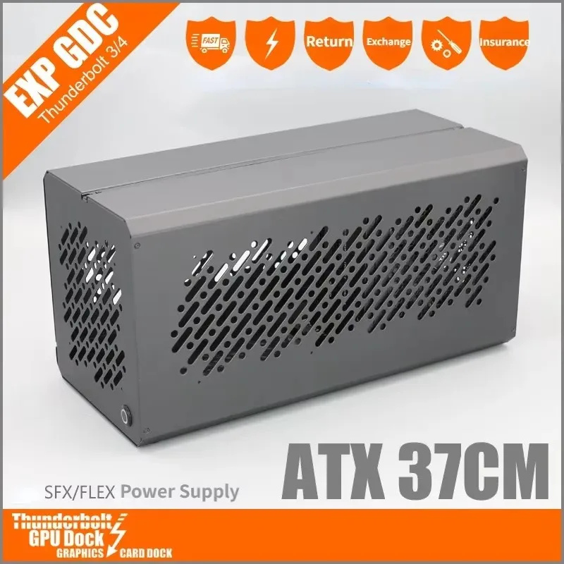 TH3P4G3 Thunderbolt-3/4 GPU Dock Aluminum Case Metal Frame Housing
