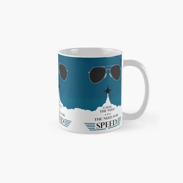 

Top Gun Classic Mug Tea Drinkware Handle Round Printed Coffee Gifts Photo Picture Simple Image Cup Design