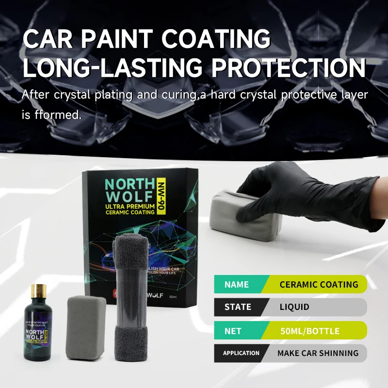 DETAILING 50ML Graphene Ceramic Coating Hydrophobic Paint Protection Car ultrapremium Coating Scratch Resistance
