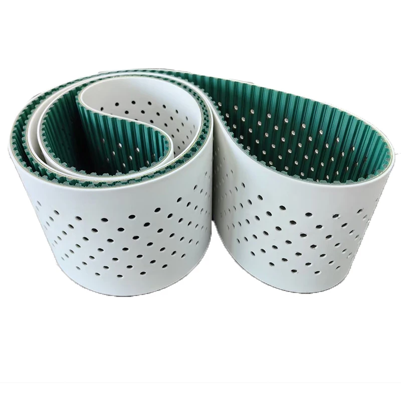 Seamless Anti-Sticking Silicone Coating PU Tooth Transmission Timing Belt For Adult Diapers Sanitary Napkins Conveyor Belts
