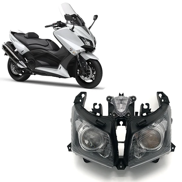 

Motorcycle Front Headlight Assembly Headlamp Headlight Head Lights Lamp For YAMAHA TMAX530 2012-2014