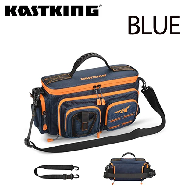 KastKing Bait Boss Fishing Tackle Bag, Soft Plastic Bait System &  Water-resistant Material, fishing bags，