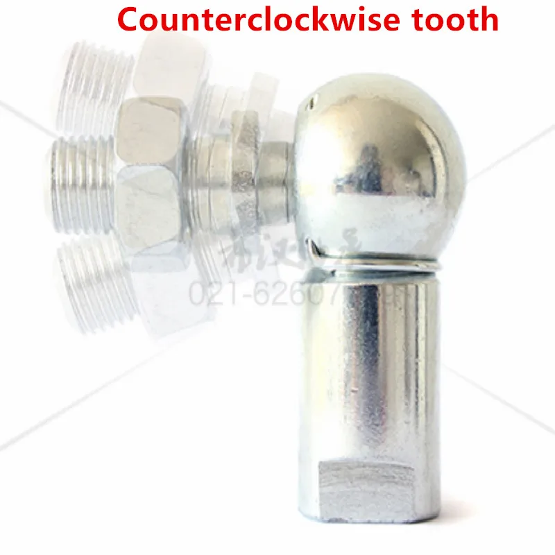 Rod Ends Bearings Universal Joint CS19-2 Ball Joint M16 Counterclockwise Tooth Teeth Ball Joints M16*2.0