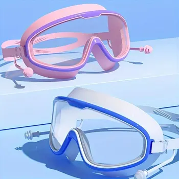 Large Frame Swim Goggles, UV Protection 1