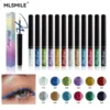 MLSMILE Multi-Color Pearl Eyeliner Liquid Flash Color Glitter Eyeshadow Waterproof Long-lasting non-smudgy Eyeliner 3