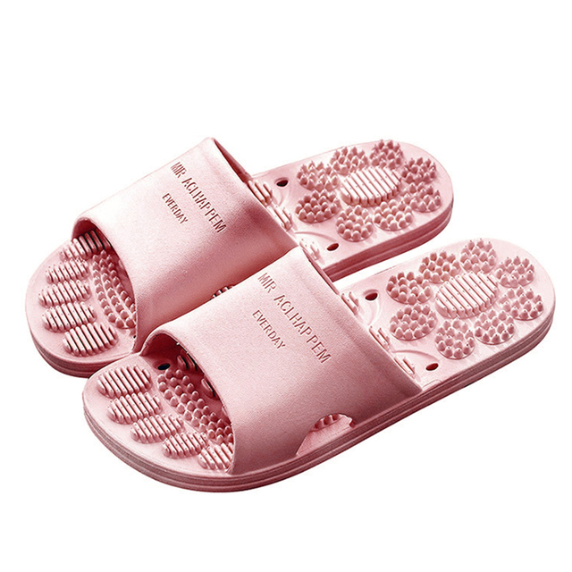 Foot Massage Slippers Unisex Women Men Non-Slip Foot Massager Slipper for Home Hotel Health Care Feet Massage