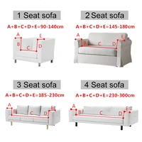 Real Velvet Sofa Cover Fabric Elastic Couch Cover Cheap Seat Sofa Covers L Shape Sectional Sofa Slipcovers 1/2/3/4 Seat For Home 2