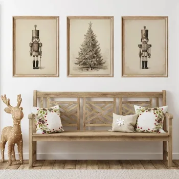 Christmas Nutcrackers Canvas Art 1