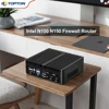 Intel N100 N150 Firewall Router Home Server N5105 N5100 4xIntel i226 2.5G LAN NVMe Industrial Fanless Mini PC OPNsense pfSense 1
