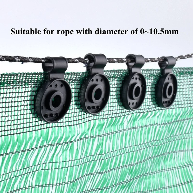 10pcs Shade Cloth Clips Shade Fabric Clamps Accessory Grommets For Net