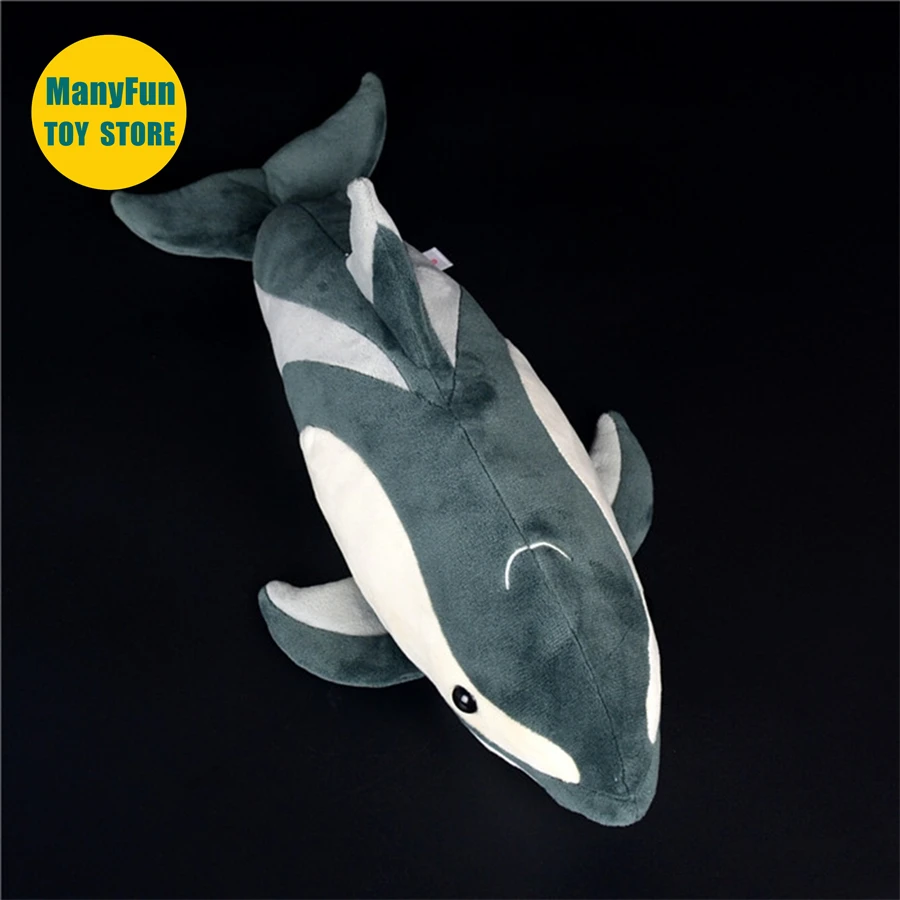 Hour-glass Dolphin High Fidelity Anime Cute Plushie Dolphin Plush Toys Lifelike Animals Simulation Stuffed Doll Kawai Toy Kids 5
