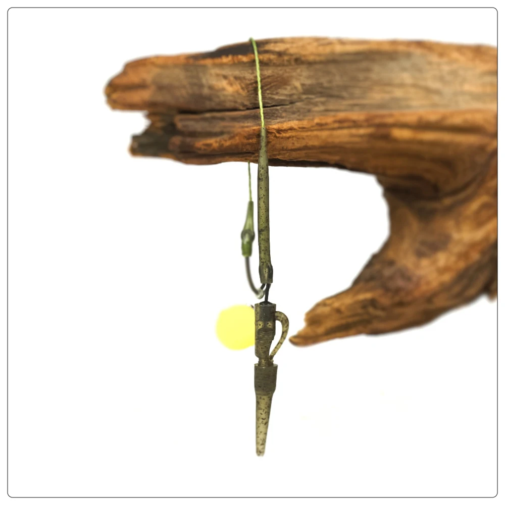 Hirisi Quick-Change Carp Rig Kit 40 Stück Sicherheitsblei-Clips + Anti-Tangle-Ärmel und Wirbel Angelzubehör M11 – Detail 5