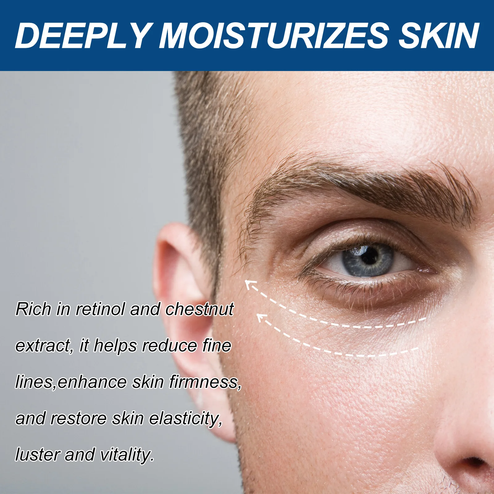Brightening moisturizing men's cream