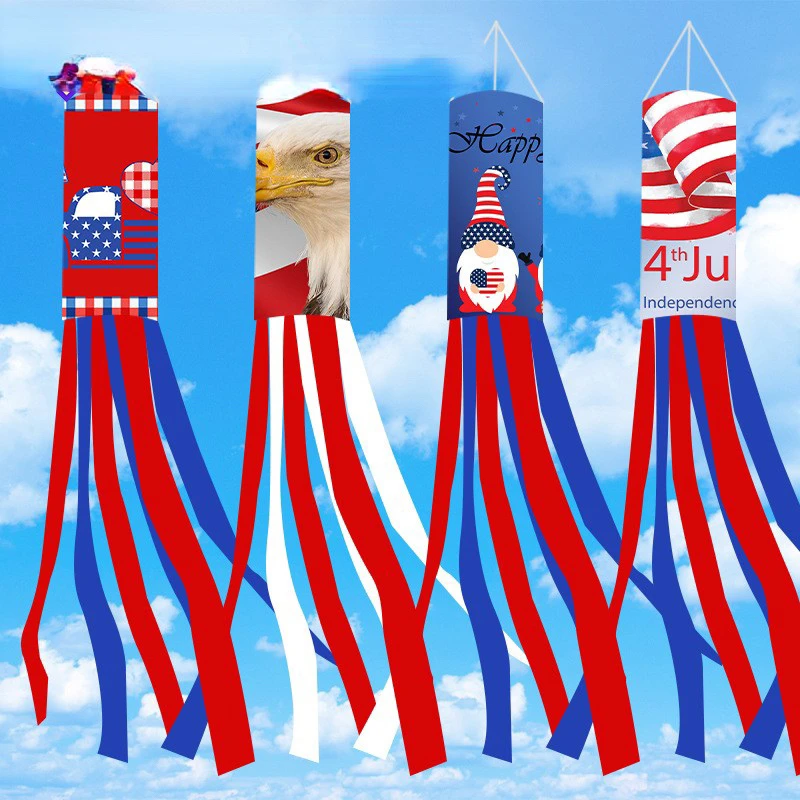 Ветрозащитная труба США 100 шт. ветрозащитная лопатка на День Труда 4 июля