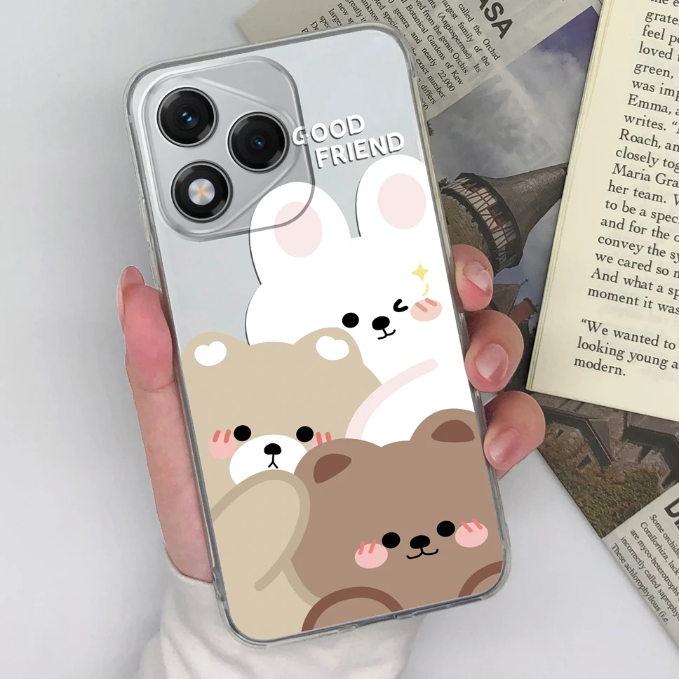 Transparent Butterfly Soft Silicone Protective Phone Case - Anti-Drop Cover