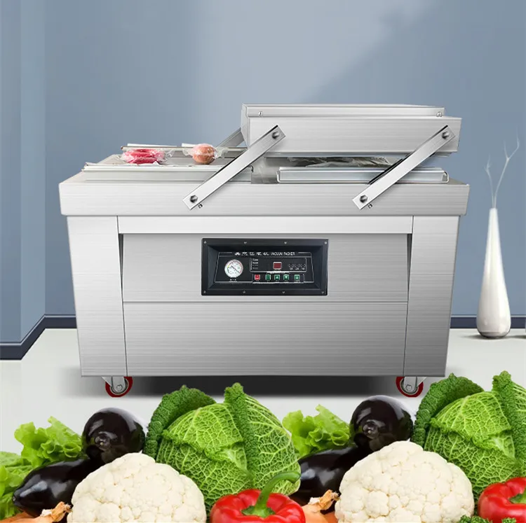 

Commercial CE Certified Double Chamber Automatic Vaccum Sealer Vacuum Packing Machine