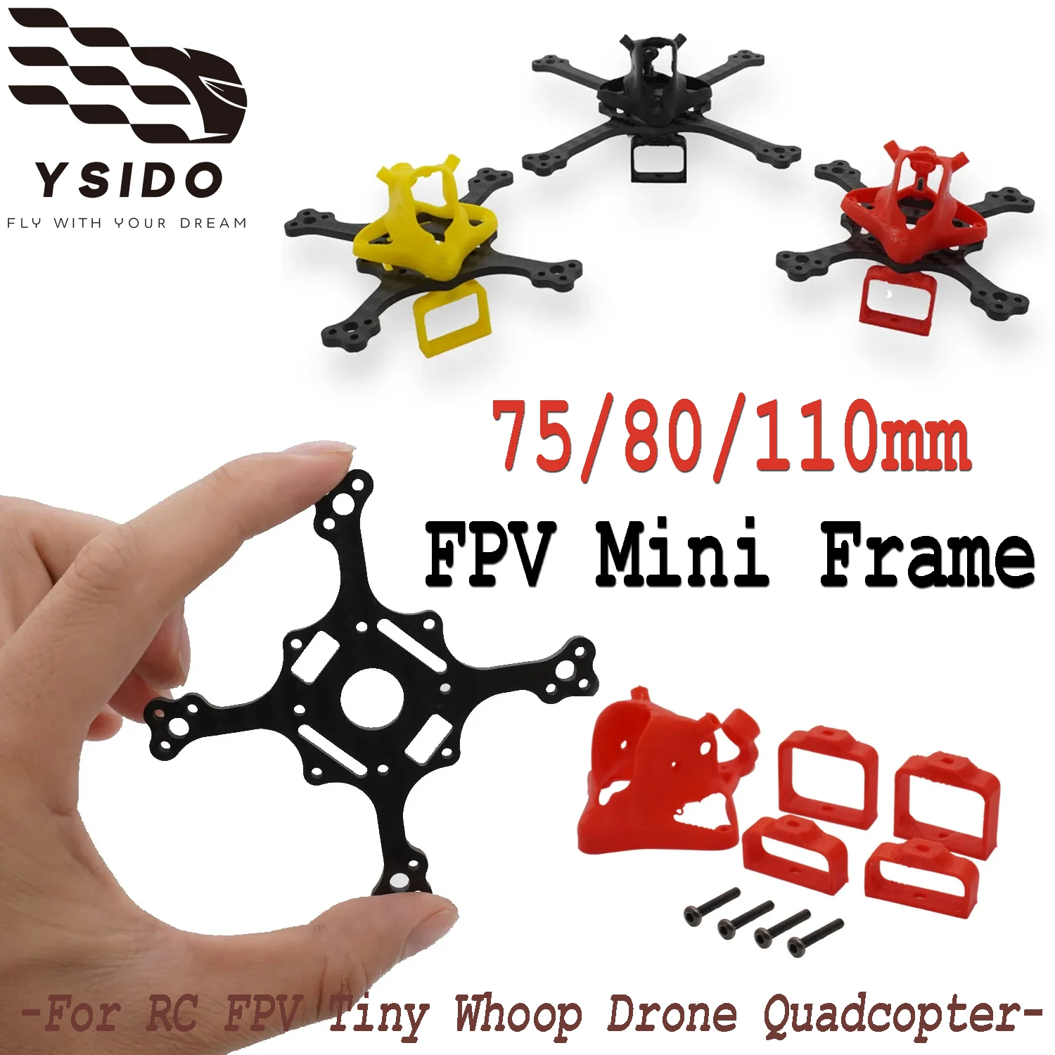 รูปสินค้า ชุดกรอบเปลี่ยน Mobula6 Mobula7 สำหรับโดรน FPV Tiny Whoop Drone