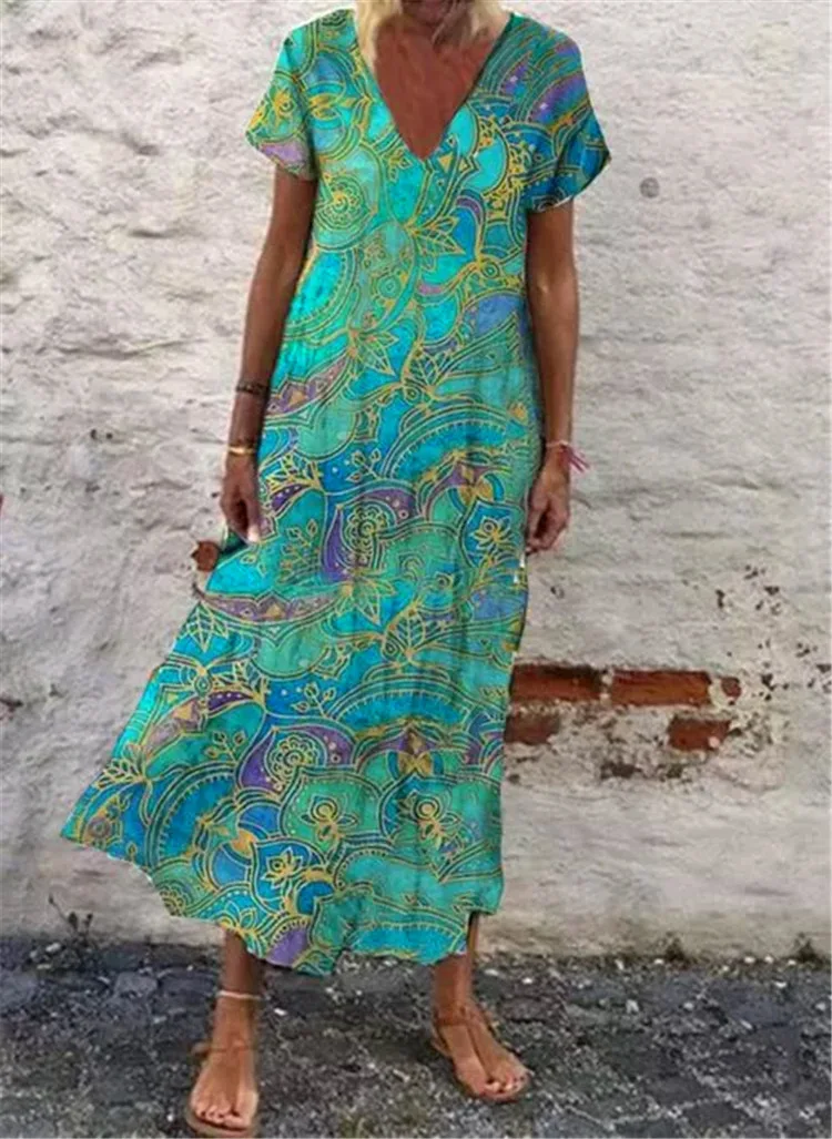 Cárdigan Para Mujer Estampado Floral Retro ¡Abierto, Con Bolsillos Y Talla única!