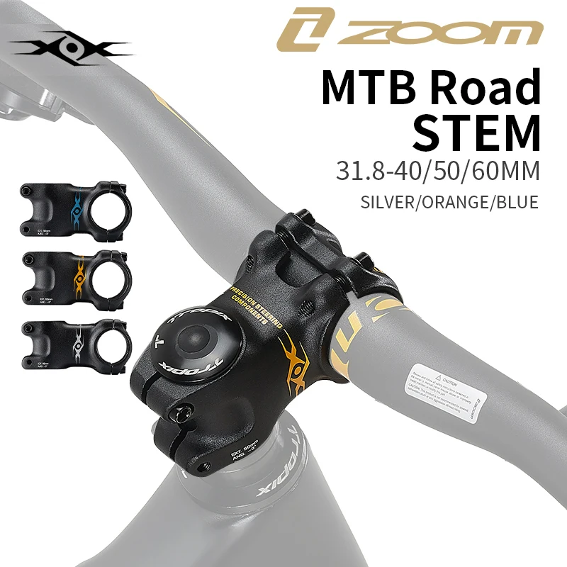Tige de puissance de vélo de montagne 40mm/60mm de longueur tige de vélo vtt en alliage à tête 1-1/8 31.8mm tiges de guidon pièces de vtt  18