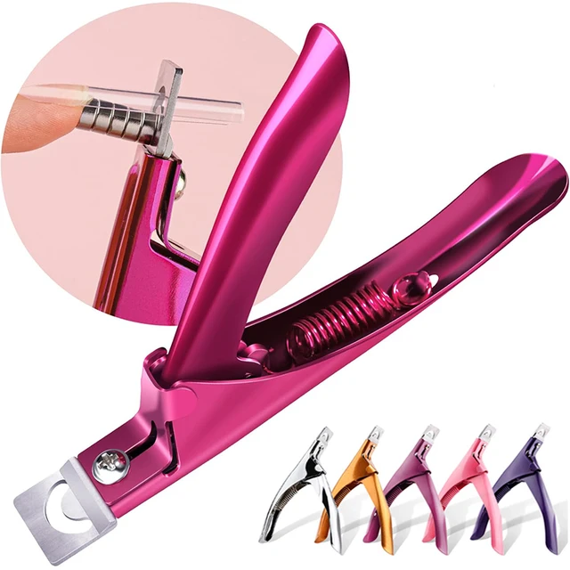 Coupe-ongles professionnel en acier inoxydable, coupe-ongles de Type U, coupe-bordure en acrylique, outils de manucure 1