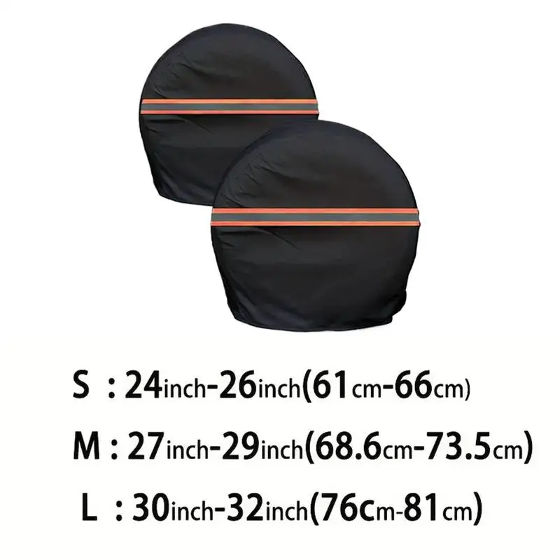 Tire Wheel Protector Oxford Cloth Anti-UV Tire Covers Sun Protection Waterproof Covers Heavy Duty Anti-UV For