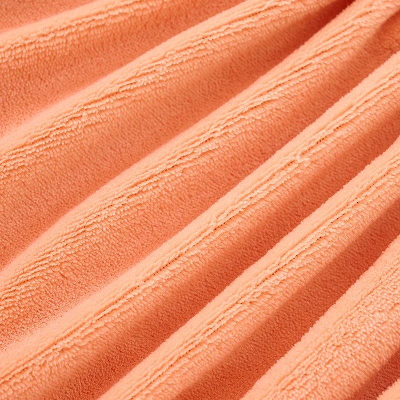 New Milk Velvet Solid Color Single Product Bed Hat Thickened Warm Double Bedspread 150x200 200x220 with Elastic Mattress Cover 5