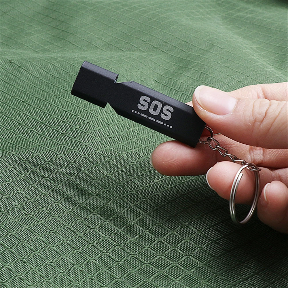 1/2pcs Outdoor Camping Survival Whistle Frequency Whistle Multifunctional Portable EDC Tool SOS Earthquake Emergency